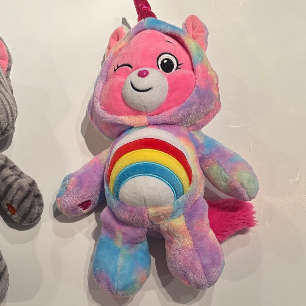 Care Bear Rainbow Plush Unicorn Stuffed Animal